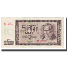 Banknote, Germany - Democratic Republic, 5 Mark, 1964, KM:22a, EF(40-45)
