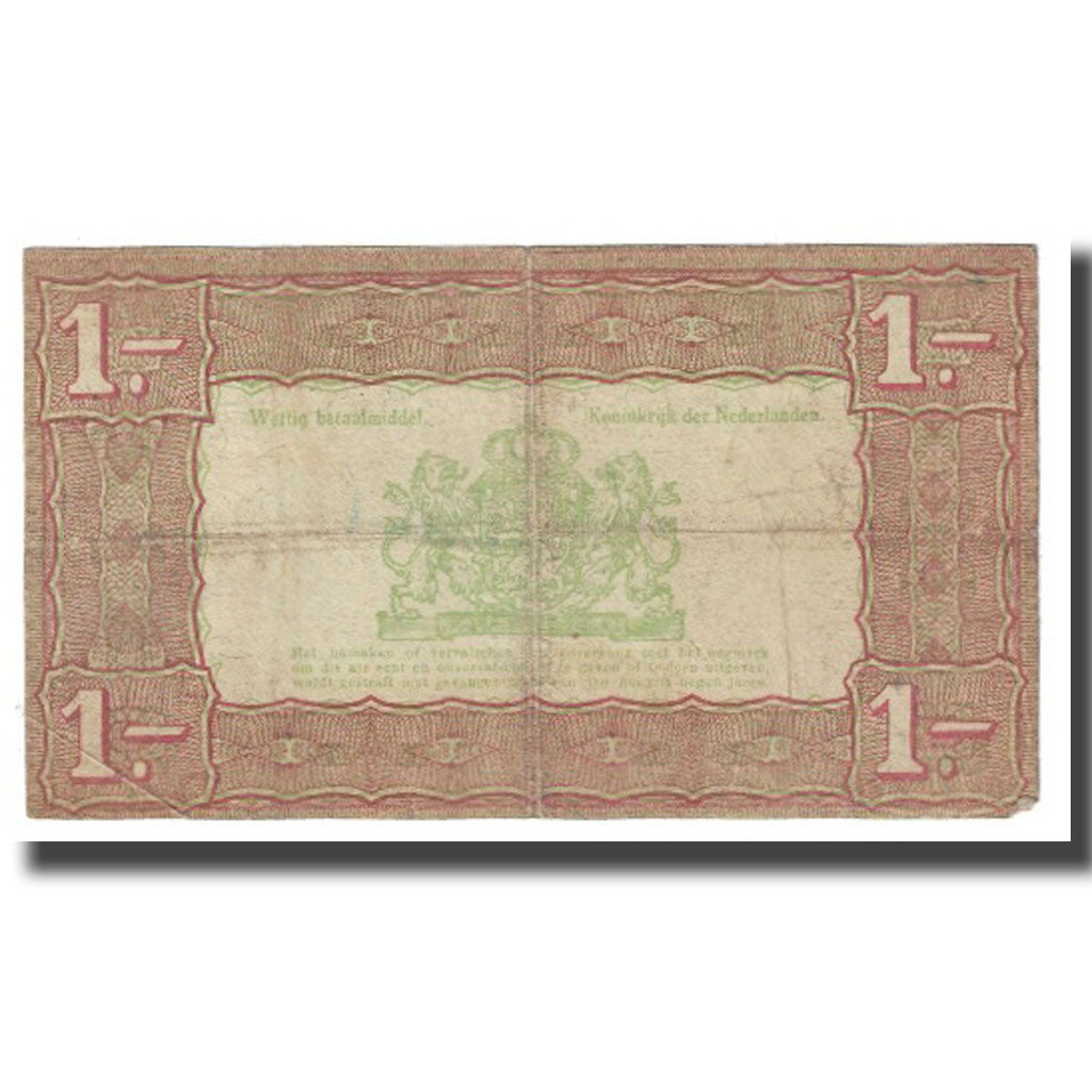 Banknote, Netherlands, 1 Gulden, 1938, 1938-10-01, KM:61, EF(40-45)