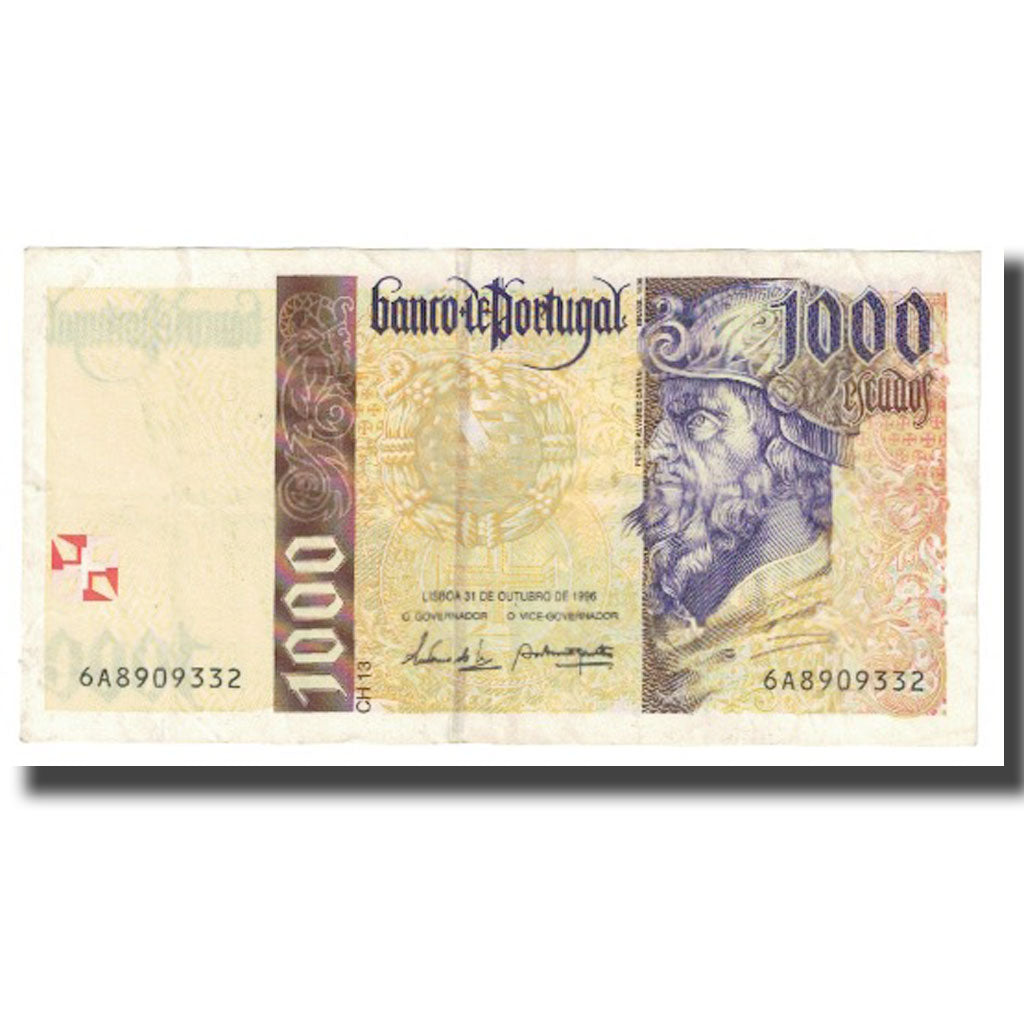 Geldschein, Portugal, 1000 Escudos, 1996, 1996-10-31, KM:188c, SS