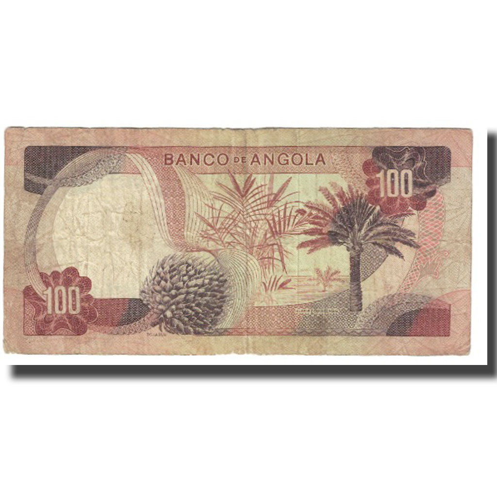 Billete, 100 Escudos, 1972, Angola, 1972-11-24, KM:101, BC