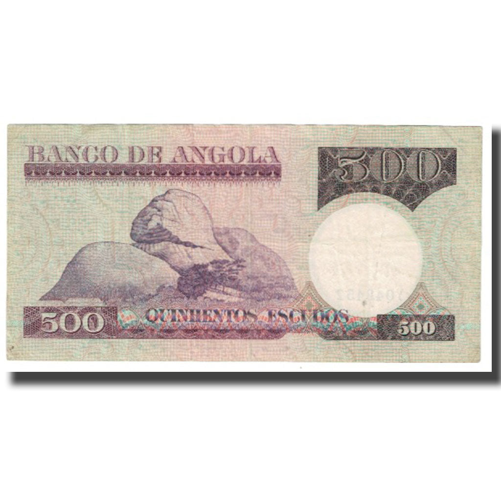 Banknote, Angola, 500 Escudos, 1973, 1973-06-10, KM:107, EF(40-45)
