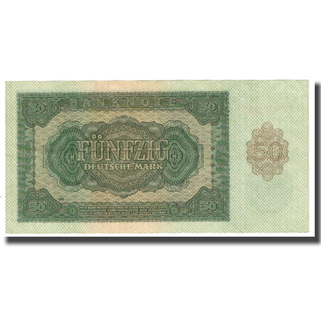 Banconote, GERMANIA - REPUBBLICA FEDERALE, 50 Deutsche Mark, 1948, KM:14b, SPL-