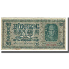 Billete, 50 Karbowanez, 1942, Ucrania, 1942-03-10, KM:54, BC