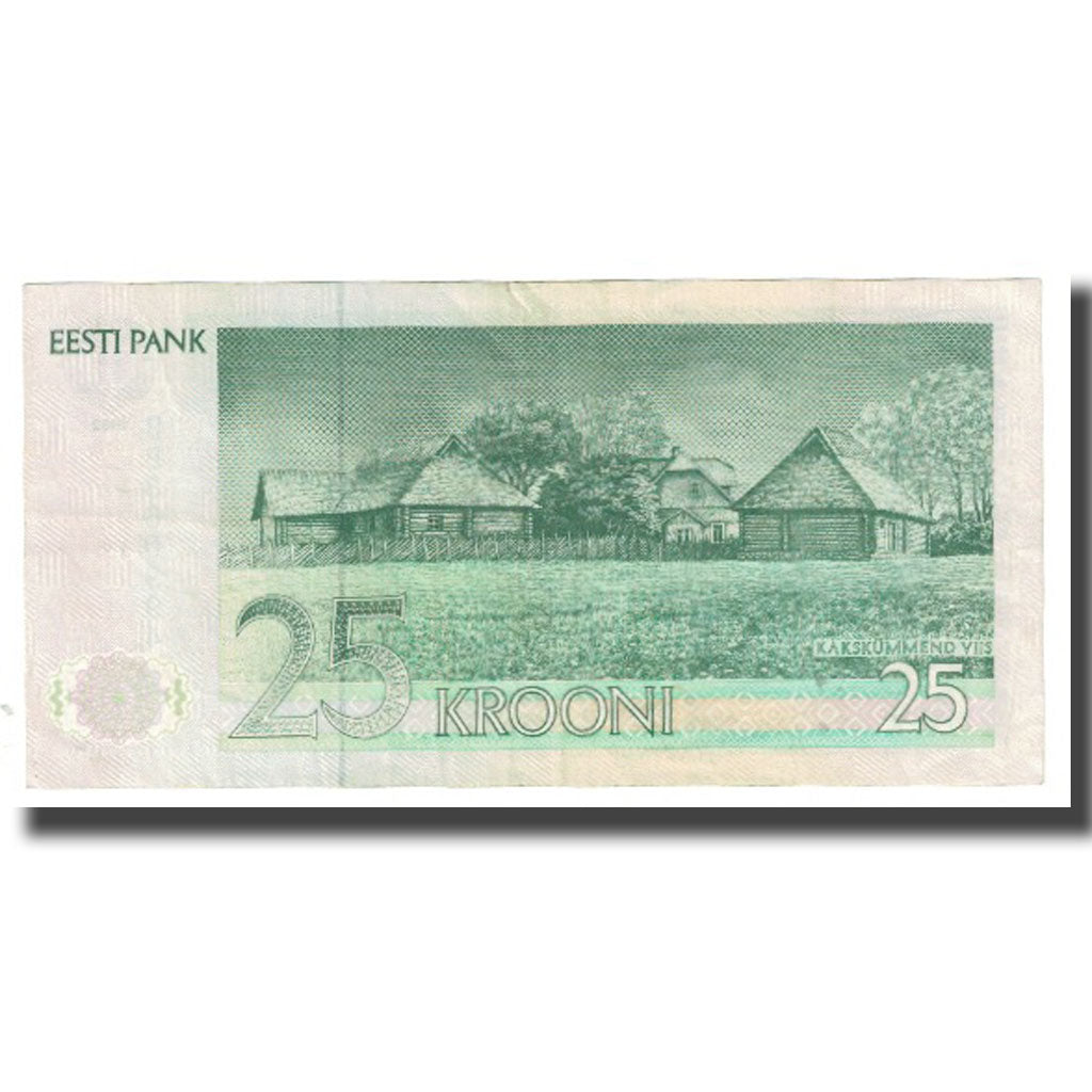 Banknote, Estonia, 25 Krooni, 1992, KM:73b, EF(40-45)