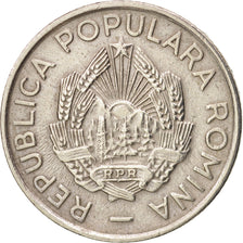 Romania, 10 Bani, 1955, EF(40-45), Copper-nickel, KM:84.3