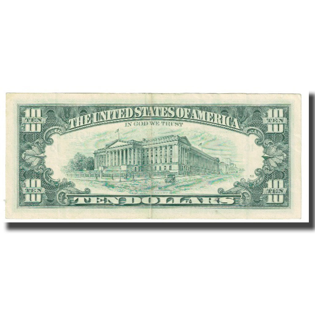 Banknote, United States, Ten Dollars, 1995, KM:4117, AU(55-58)