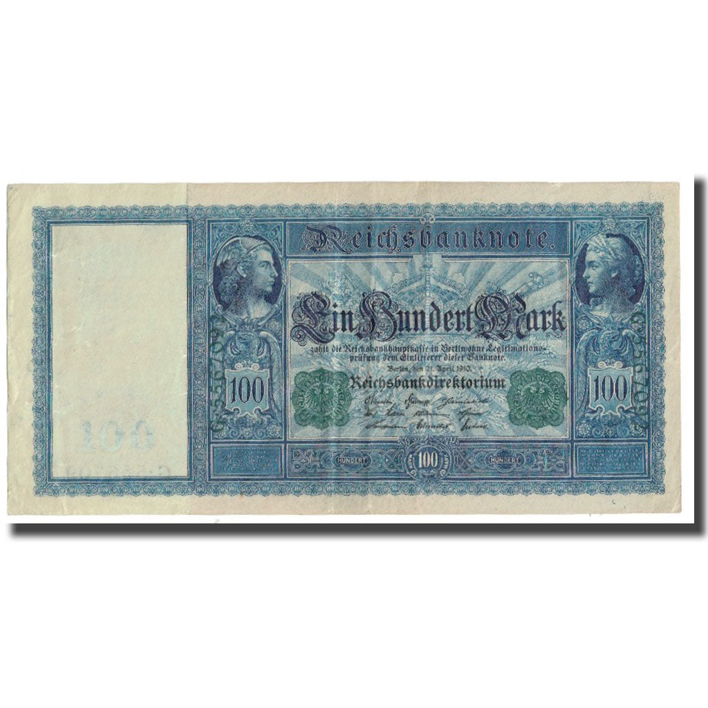 Banknote, Germany, 100 Mark, 1910, 1910-04-21, KM:43, EF(40-45)