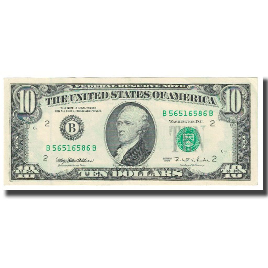 Banknote, United States, Ten Dollars, 1995, KM:4109, UNC(63)