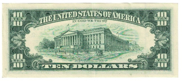 Banknote, United States, Ten Dollars, 1995, KM:4109, UNC(63)