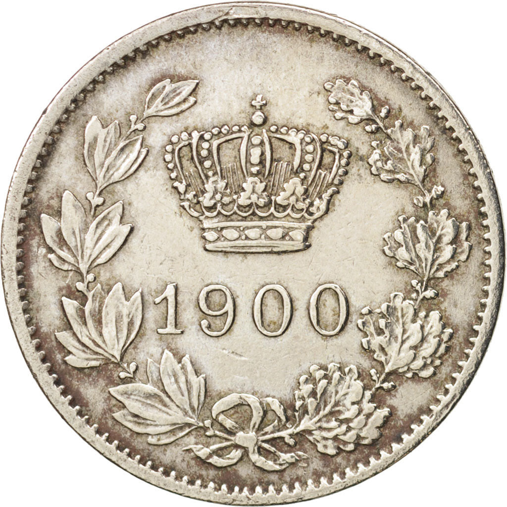 Romania, Carol I, 20 Bani, 1900, EF(40-45), Copper-nickel, KM:30
