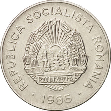 Romania, 25 Bani, 1966, EF(40-45), Nickel Clad Steel, KM:94