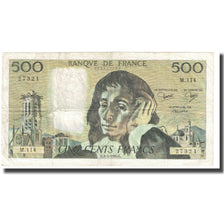 France, 500 Francs, 1980, 1980-04-03, VF(30-35), KM:156e