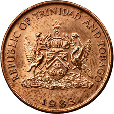 Monnaie, TRINIDAD & TOBAGO, Cent, 1983, TTB, Bronze, KM:29