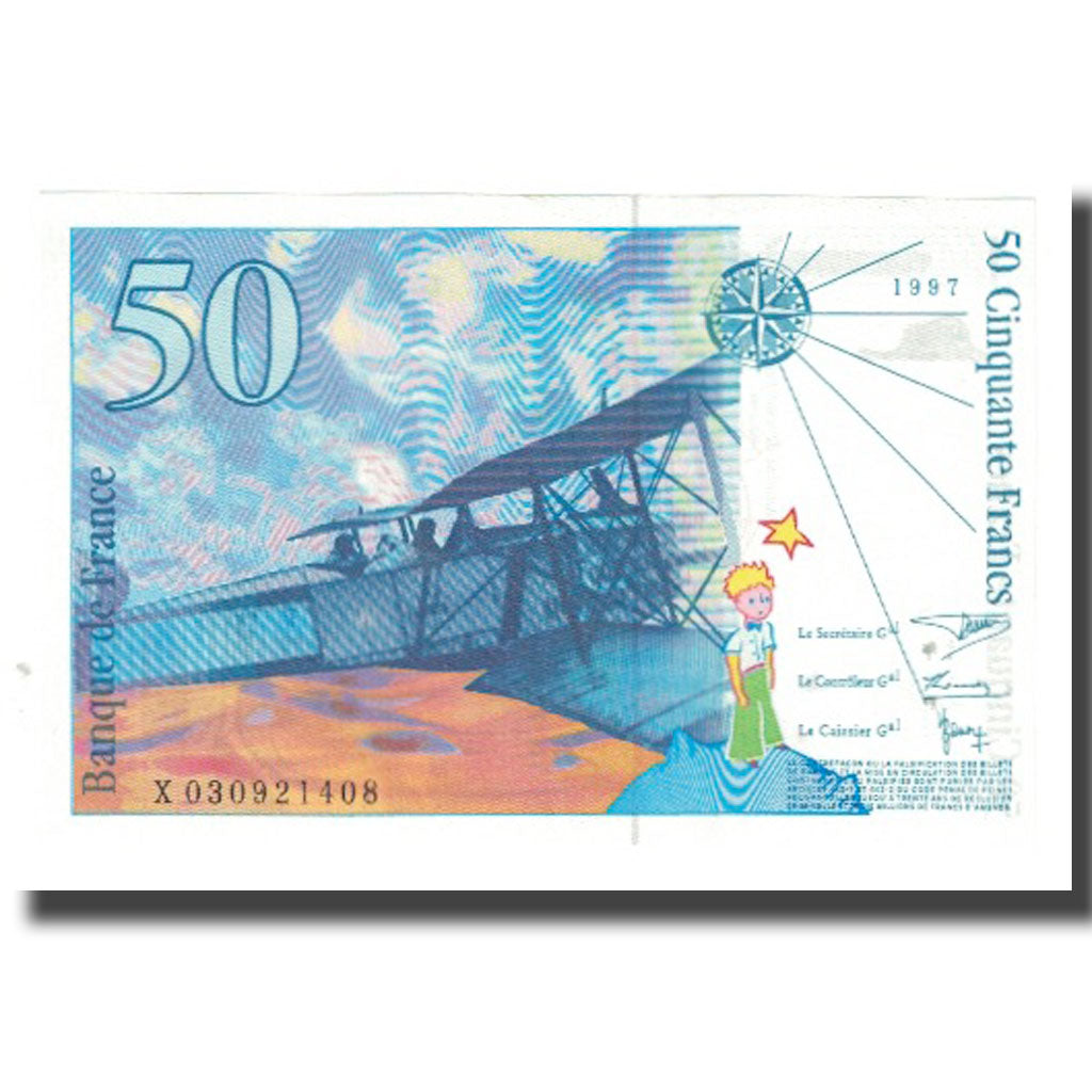 France, 50 Francs, 1997, UNC(65-70), Fayette:73.04, KM:157Ad