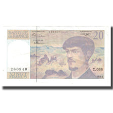 France, 20 Francs, 1992, UNC(60-62), Fayette:66bis.3, KM:151f