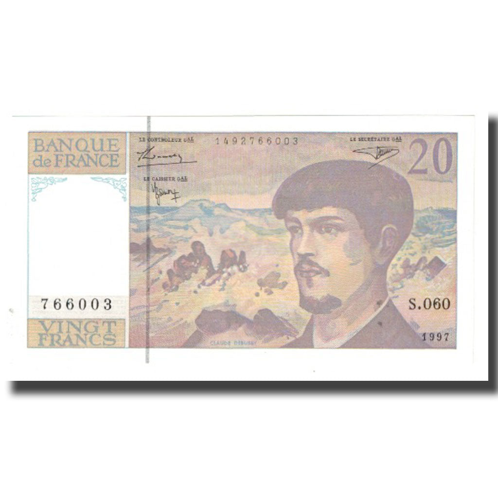 France, 20 Francs, 1997, UNC(65-70), Fayette:66 ter.2, KM:151i