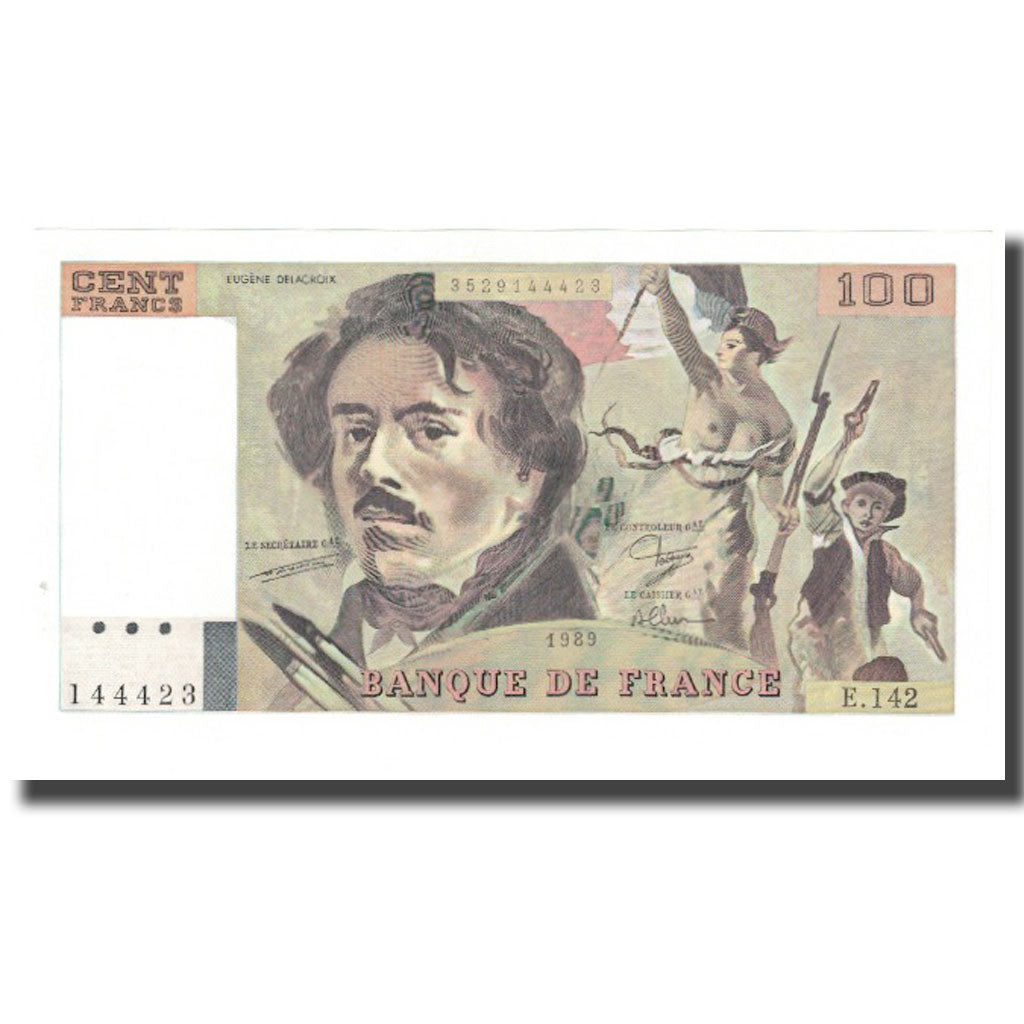Francia, 100 Francs, 1989, SPL+, Fayette:69.13b, KM:154d