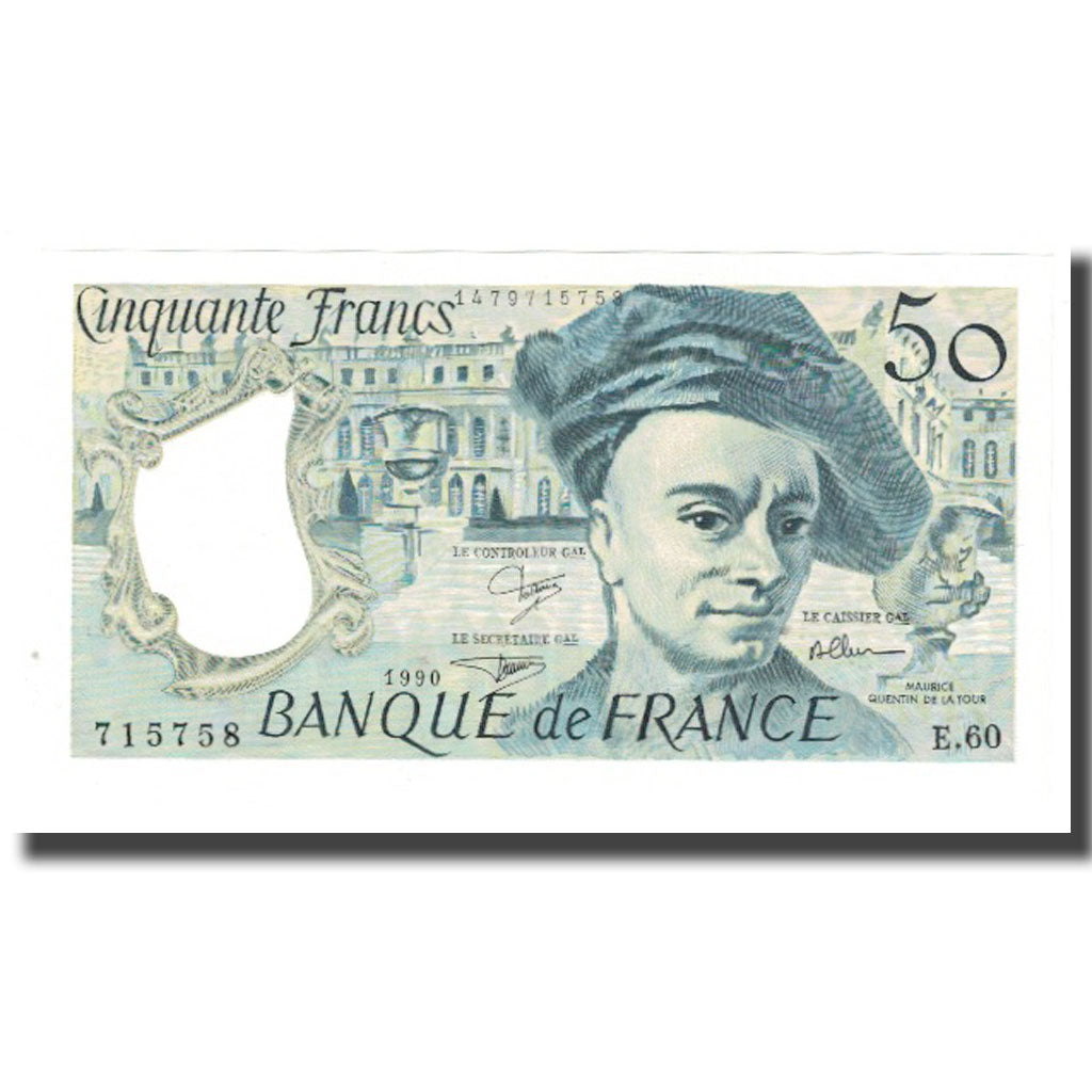 France, 50 Francs, 1990, UNC(65-70), Fayette:67.16, KM:152e