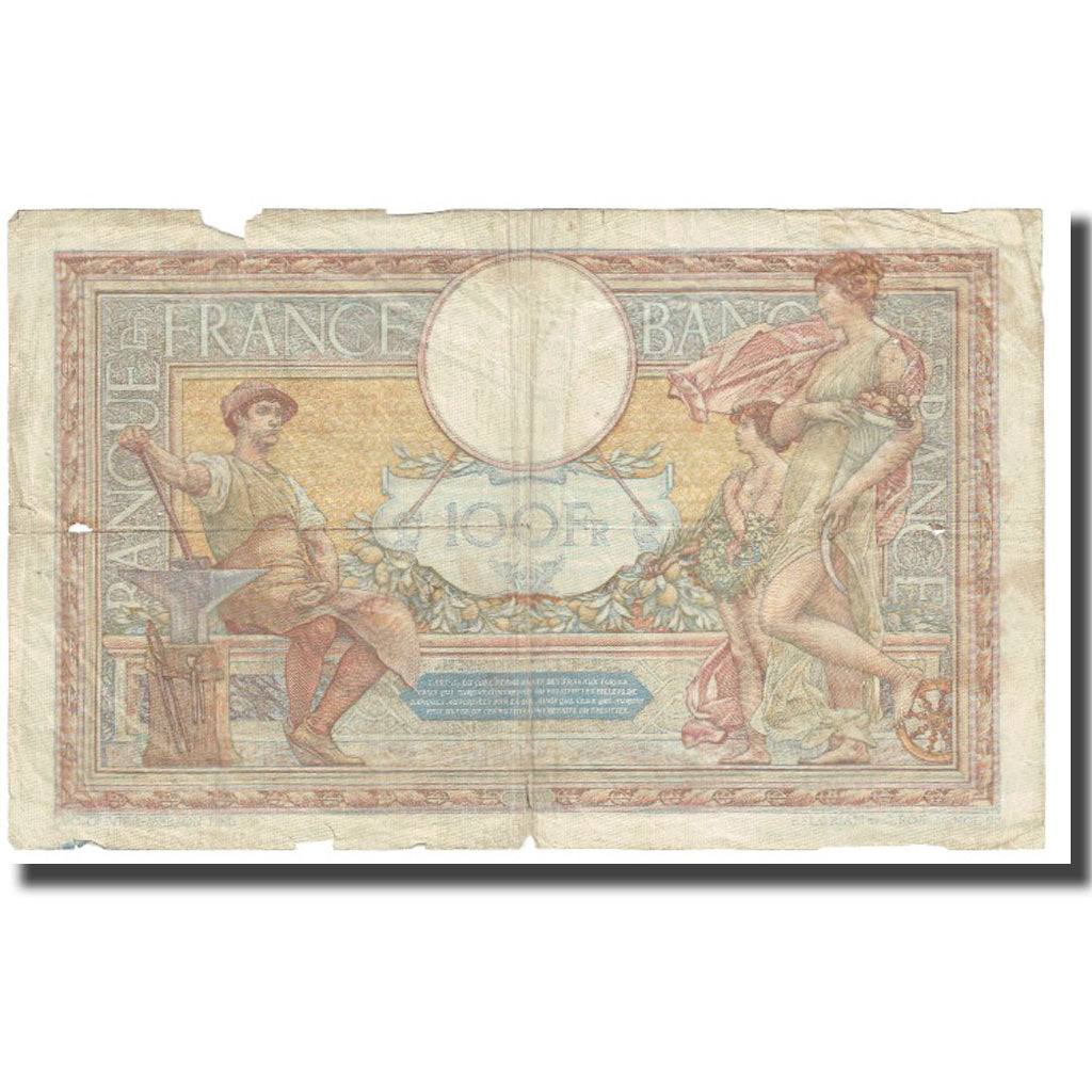 Francja, 100 Francs, 1933, 1933-12-14, VF(20-25), Fayette:24.12, KM:78c