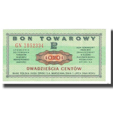 Billet, Pologne, 20 Cents, 1969, 1969-01-01, KM:FX25, SUP