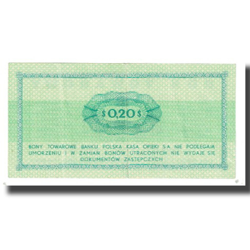 Banknote, Poland, 20 Cents, 1969, 1969-01-01, KM:FX25, AU(55-58)