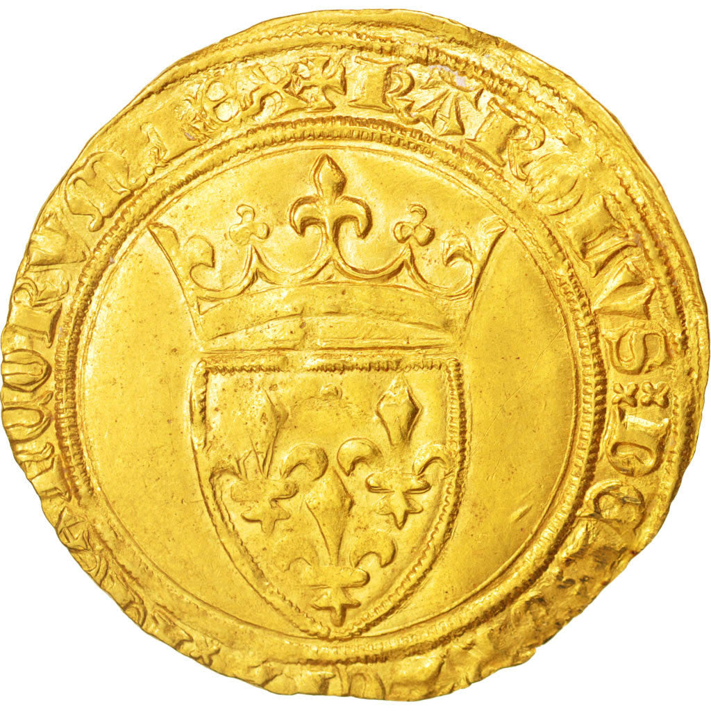 Francia, Écu d'or, Ecu d'or, Tournai, MB+, Oro, Duplessy:369D