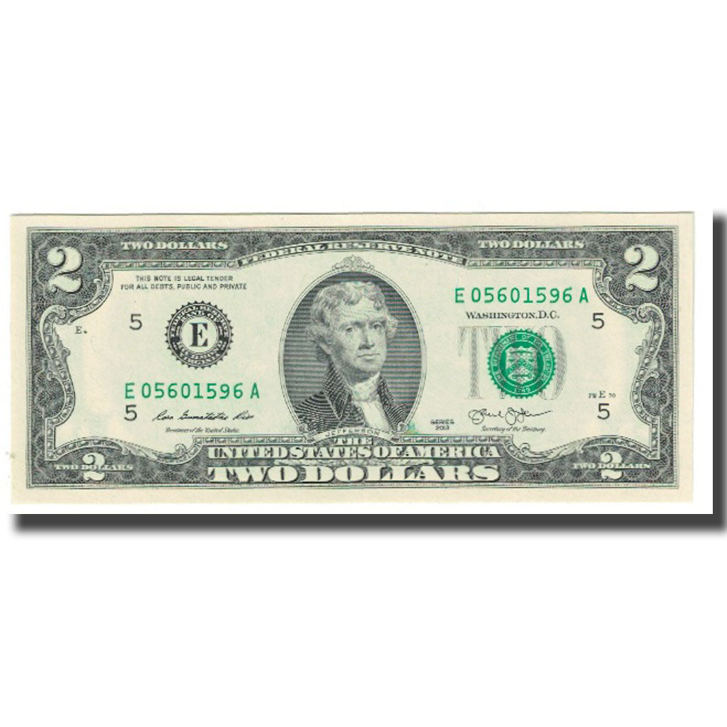 Banconote, Stati Uniti, Two Dollars, 2013, FDS