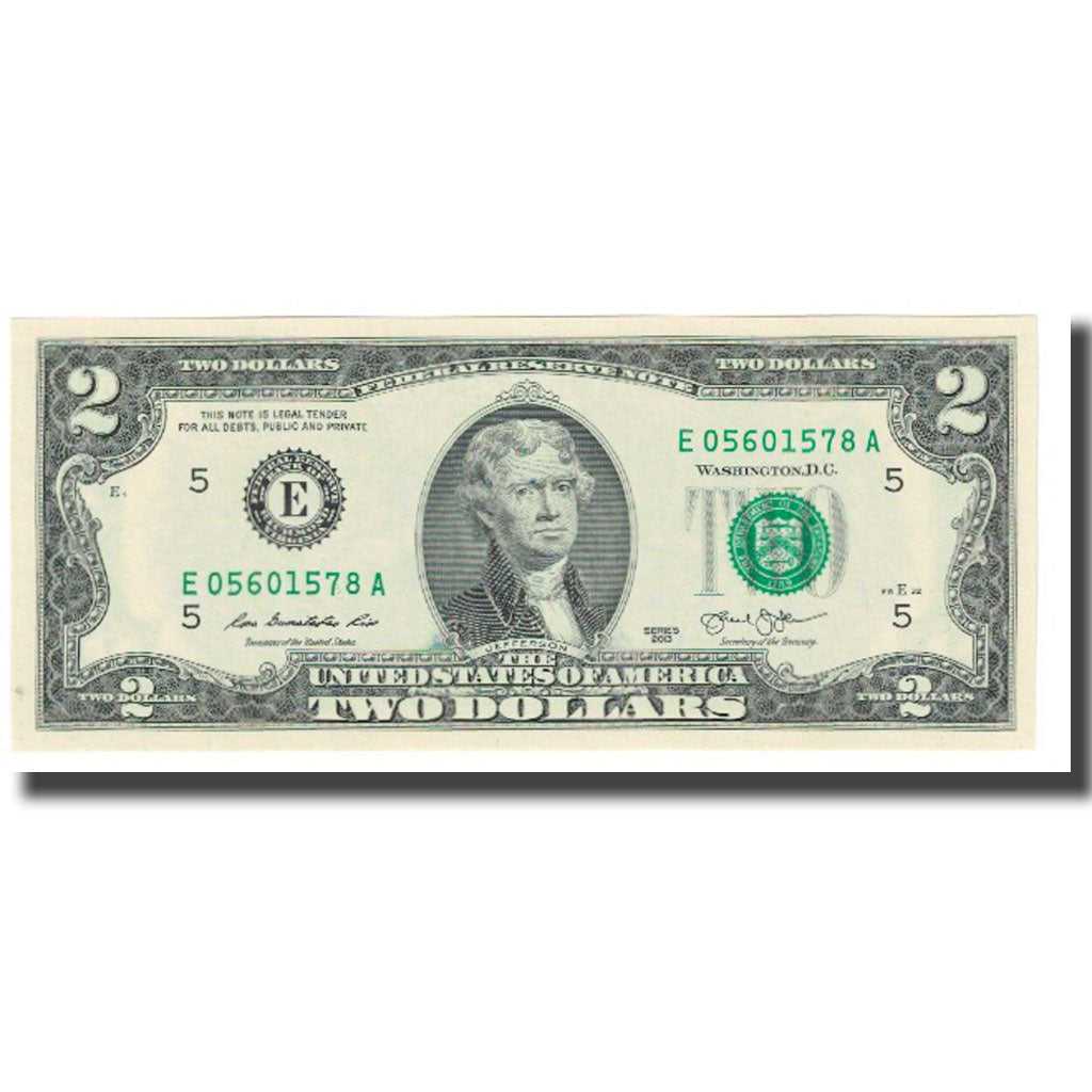 Nota, Estados Unidos da América, Two Dollars, 2013, UNC(65-70)