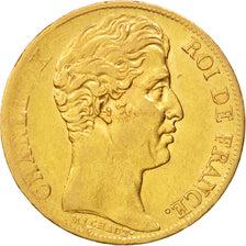 France, Charles X, 20 Francs, 1830, Paris, EF(40-45), Gold, KM:726.1,Gadoury1029