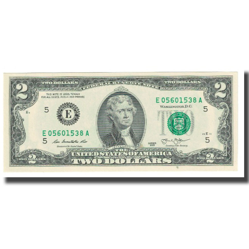 Banknote, United States, Two Dollars, 2013, WASHINGTON, UNC(65-70)