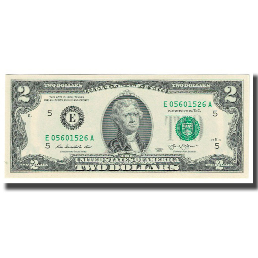 Banknote, United States, Two Dollars, 2013, WASHINGTON, UNC(65-70)