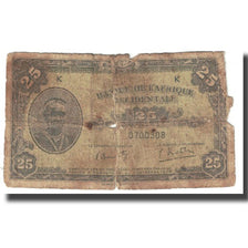 Banknot, Francuska Afryka Zachodnia, 25 Francs, 1942, 1942-12-14, KM:30a