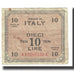 Banknote, Italy, 10 Lire, 1943, KM:M19a, VF(20-25)