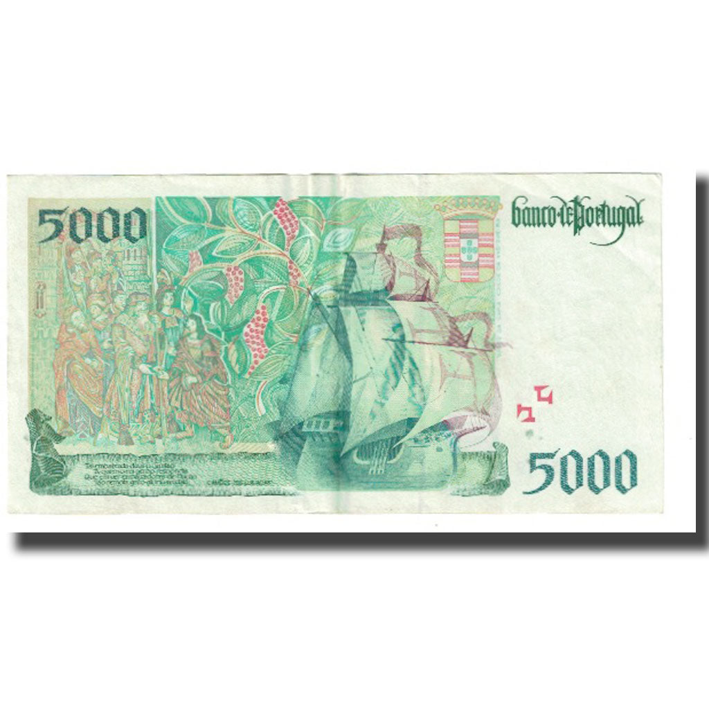 Banknote, Portugal, 5000 Escudos, 1997, 1997-02-20, KM:190a, EF(40-45)