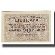Banknote, Slovenia, 1919, 20 VINARJEV, UNC(63)