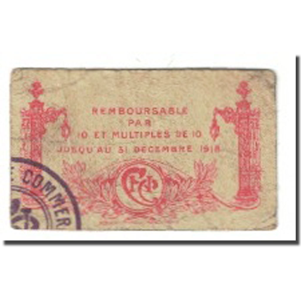 France, Nancy, 25 Centimes, 1918, EF(40-45), Pirot:87.64