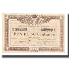 France, Quimper et Brest, 50 Centimes, 1920, UNC(63), Pirot:104.16