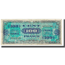 França, 100 Francs, 1944, VF(30-35), Fayette:25.11, KM:123a
