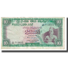 Banknote, Ceylon, 10 Rupees, 1975, 1975-10-06, KM:74c, EF(40-45)