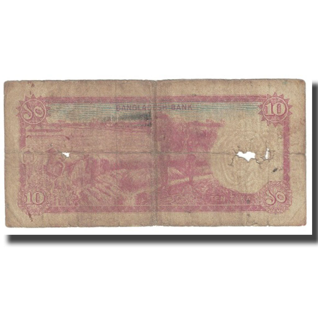 Banknote, Bangladesh, 10 Taka, KM:16a, VF(20-25)