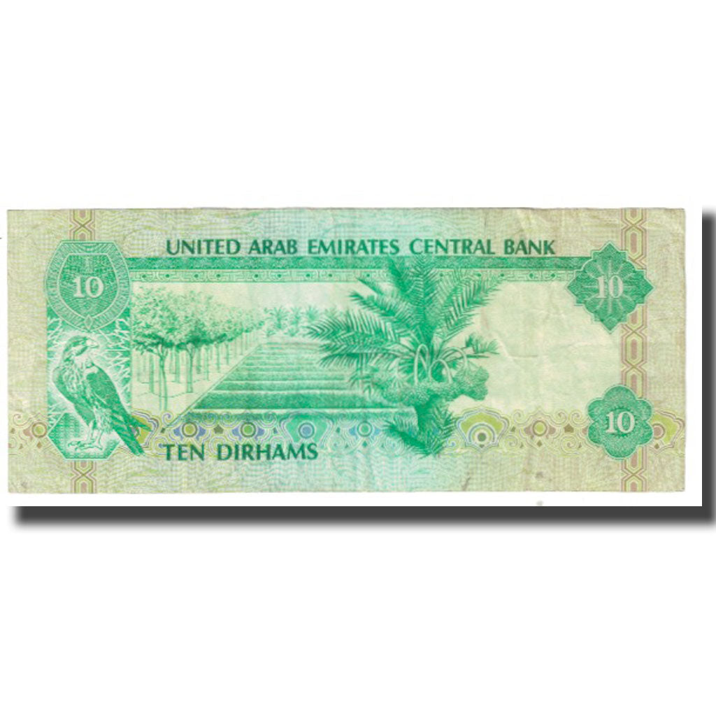 Billet, United Arab Emirates, 10 Dirhams, KM:8a, TTB