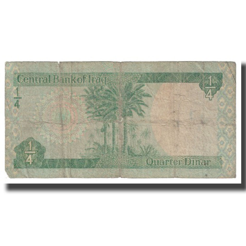 Banconote, Iraq, 1/4 Dinar, KM:61, MB