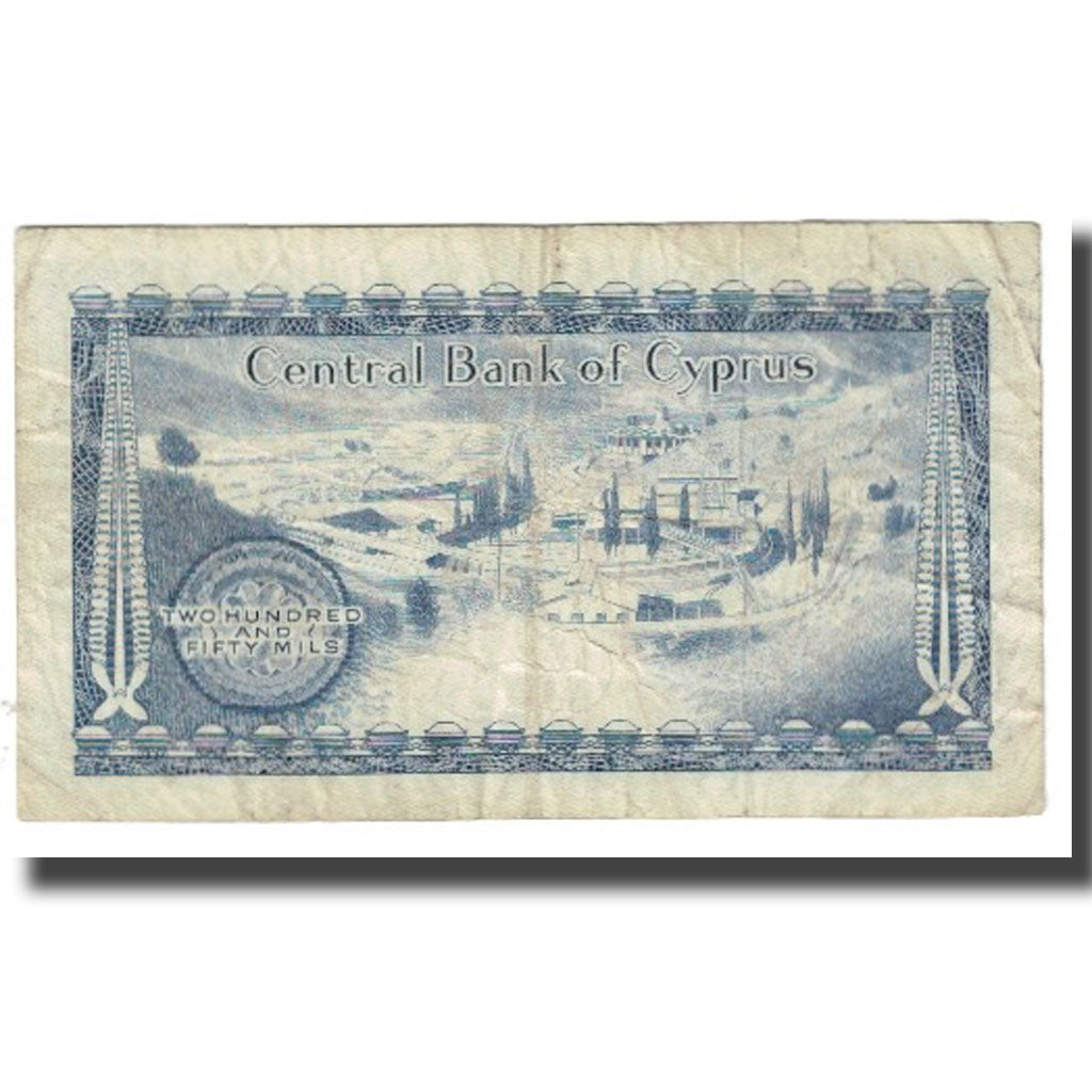 Banknote, Cyprus, 250 Mils, 1982, 1982-06-01, KM:41c, VF(20-25)