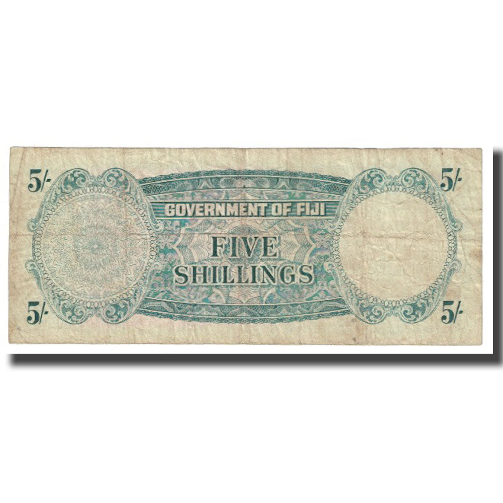 Billet, Fiji, 5 Shillings, 1965, 1965-10-01, KM:51e, TB