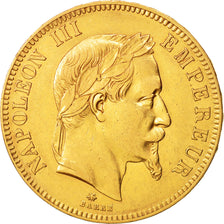 France, Napoleon III, 100 Francs, 1862, Paris,EF(40-45),Gold,KM802.1,Gadoury1136