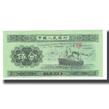 Geldschein, China, 5 Fen, KM:862b, UNZ