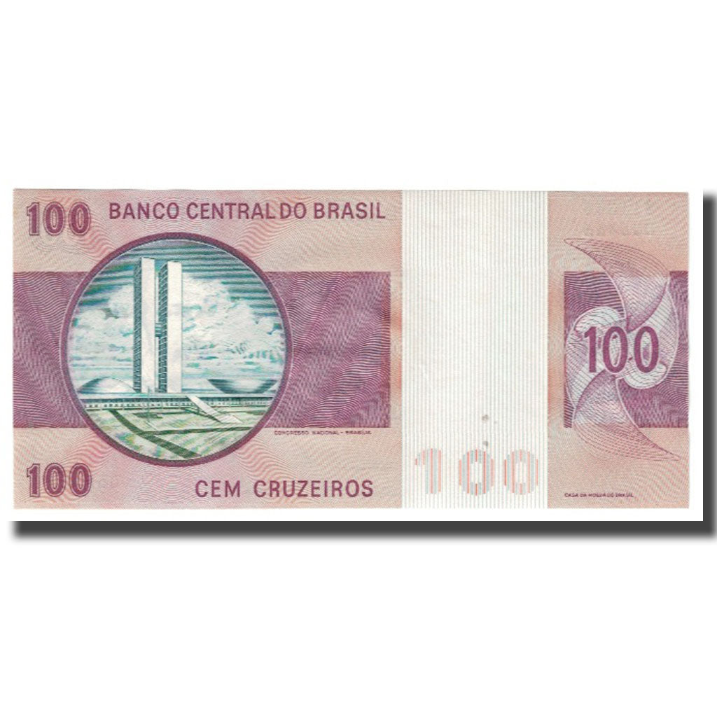Banknote, Brazil, 100 Cruzeiros, KM:195a, UNC(65-70)
