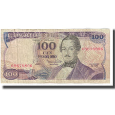 Banknote, Colombia, 100 Pesos Oro, 1980, 1980-01-01, KM:418a, VF(20-25)
