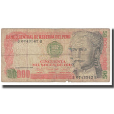 Billete, 50,000 Soles de Oro, 1985, Perú, 1985-08-23, KM:125b, BC