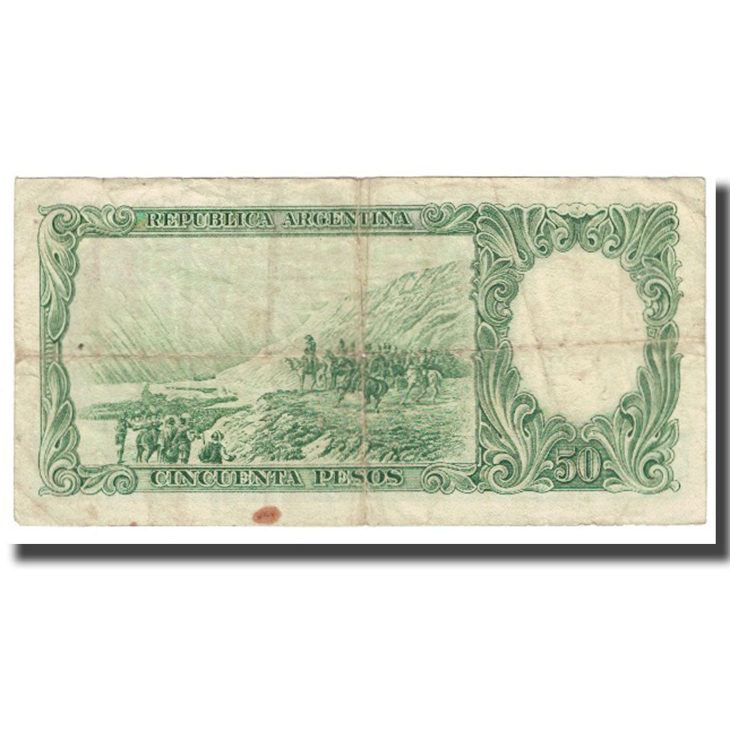 Banknote, Argentina, 50 Pesos, KM:276, VF(20-25)
